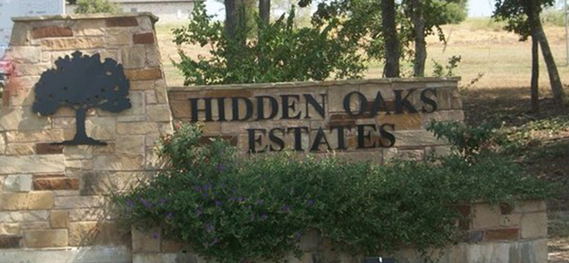 hidden oak estates